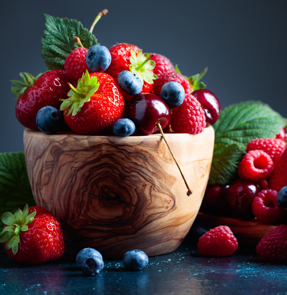 Le plein d’antioxydants avec les fruits