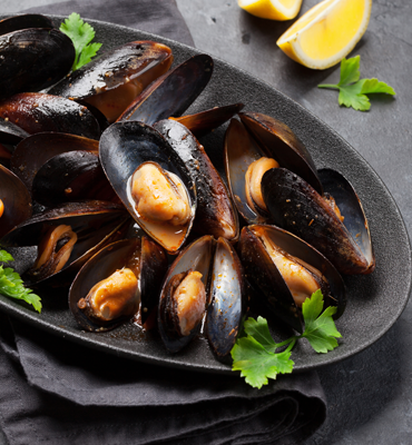 Les moules riches en fer